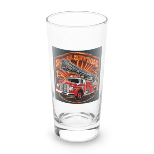 レトロはしご車 Long Sized Water Glass