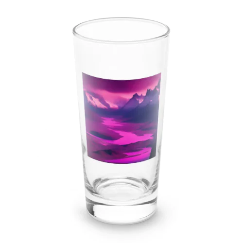 有名な観光スポットをイメージした画像：パタゴニア（アルゼンチン、チリ） Long Sized Water Glass