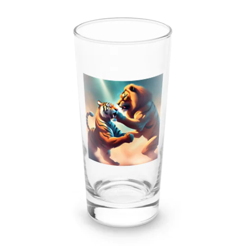 ライオンVSトラ Long Sized Water Glass