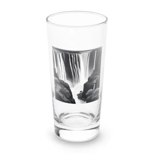 有名な観光スポットイメージ画像：ヴィクトリア滝（ザンビア、ジンバブエ） Long Sized Water Glass