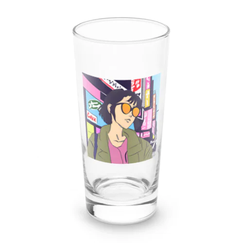 sunglass girl 街編 Long Sized Water Glass