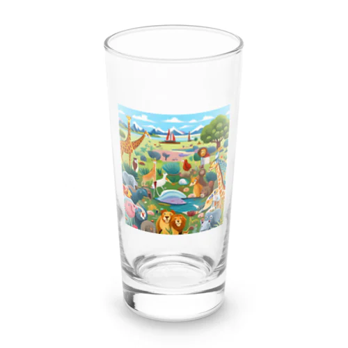 自然の動物園 Long Sized Water Glass