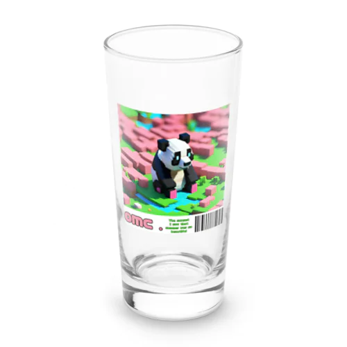 ３Dパンダさん Long Sized Water Glass