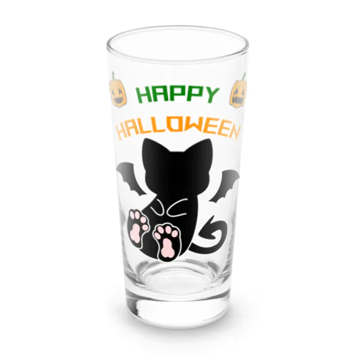 ハロウィンねこうもり Long Sized Water Glass