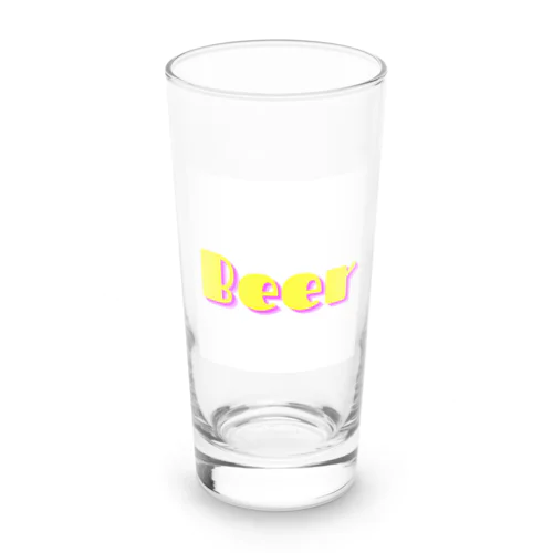 ビール_POP(白) ロンググラス