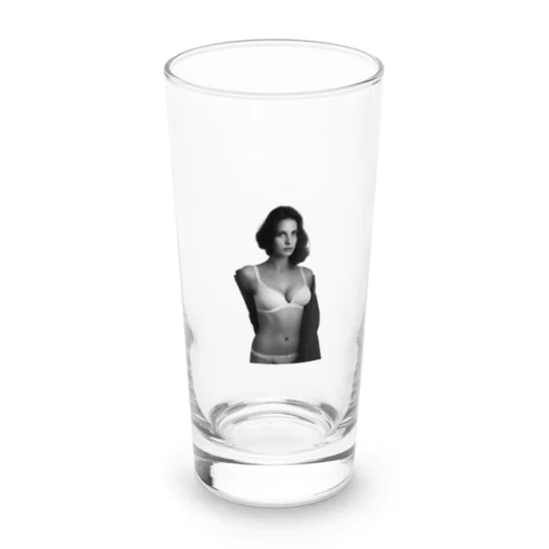 woman Long Sized Water Glass