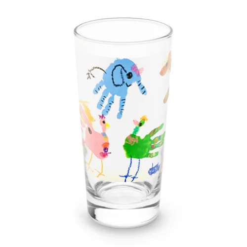 おててのどうぶつえん Long Sized Water Glass