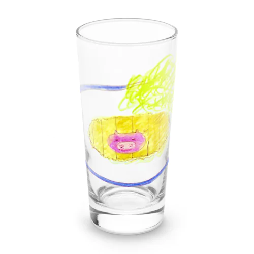 おいしいトンカツだよー！ Long Sized Water Glass