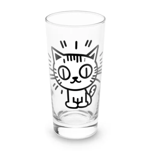 キーヘリ風キャット Long Sized Water Glass