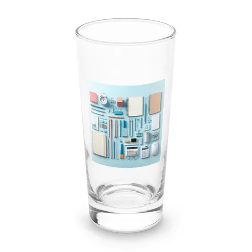 文房具大好き❤青色03 Long Sized Water Glass