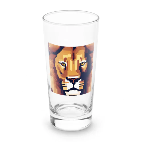 ドット絵ライオン Long Sized Water Glass