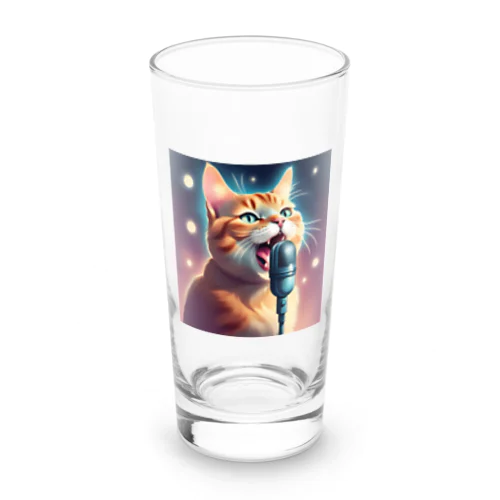 良い声の猫 Long Sized Water Glass