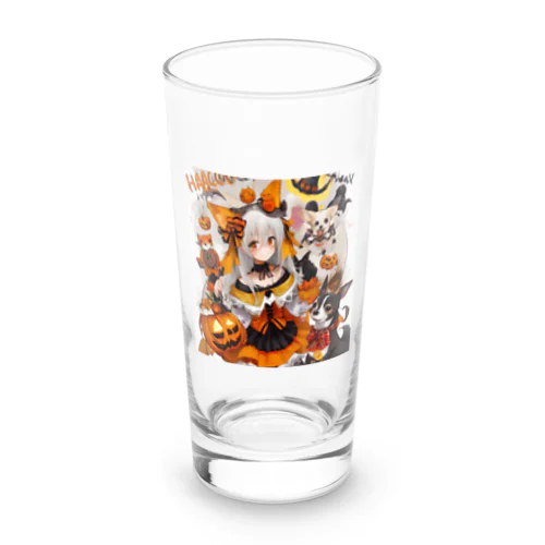 魔法のハロウィン・チワワと魔女の魔術 Long Sized Water Glass