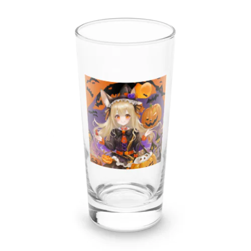 魔女の呪文★チワワのハロウィン変身マジック Long Sized Water Glass