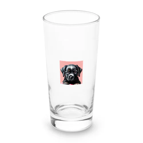 黒い子犬 Long Sized Water Glass