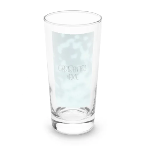 フランス語だから恥ずかしくないポジティブメッセージ Long Sized Water Glass