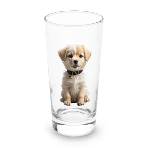 愛らしい子犬 Long Sized Water Glass