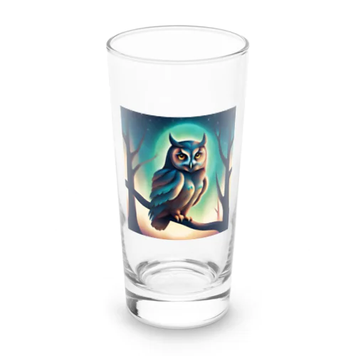 愛の護り手フクロウ Long Sized Water Glass