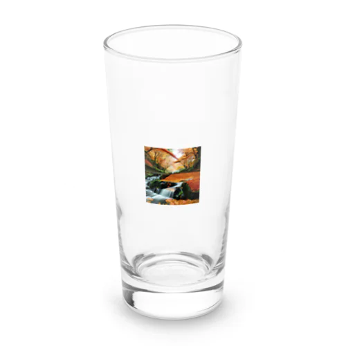 紅葉です Long Sized Water Glass