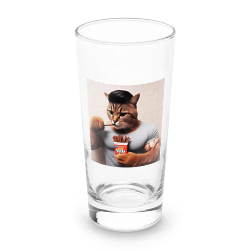 マッチョにゃん Long Sized Water Glass