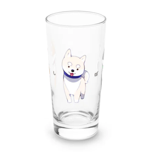 3色柴犬 Long Sized Water Glass