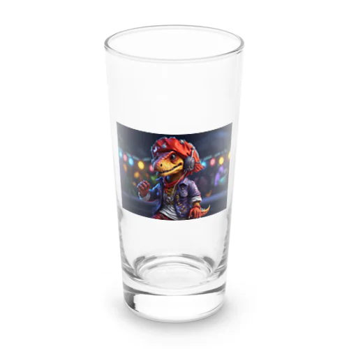 フェス好き恐竜 Long Sized Water Glass