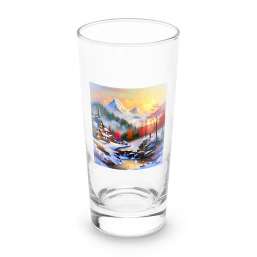 幻想的な雪景色のグッズ Long Sized Water Glass