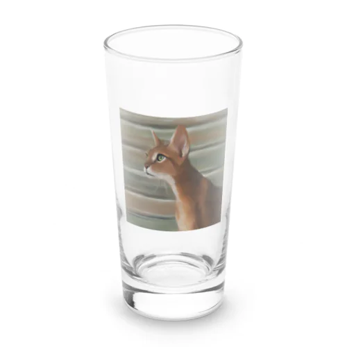 アビシニアン　Abyssinian cat Long Sized Water Glass