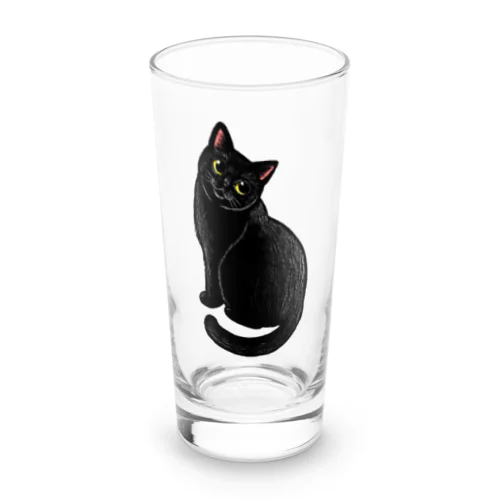 黒猫ちゃん ロンググラス