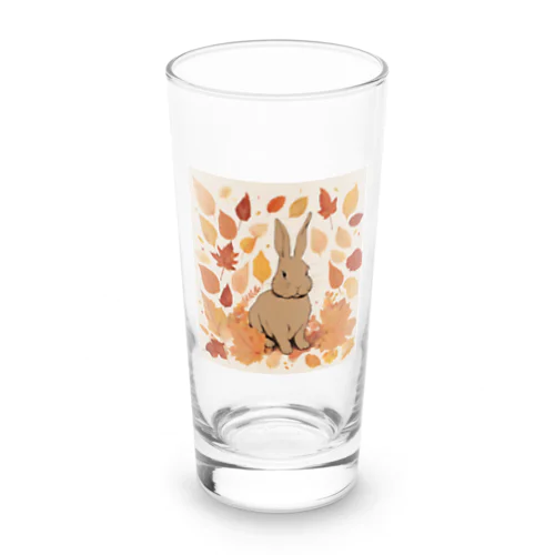 紅葉とうさぎ🐰 Long Sized Water Glass