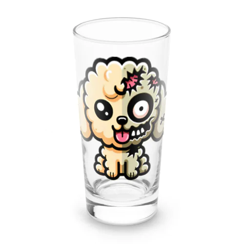 かわいいトイプードルグッズ　ゾンビ化 Long Sized Water Glass