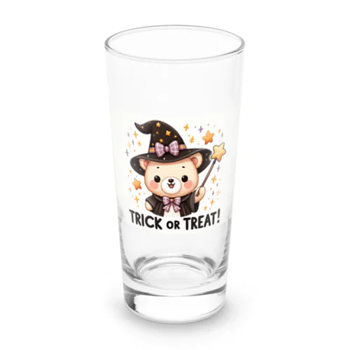 ハロウィンのクマウィン Long Sized Water Glass