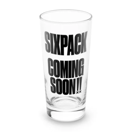 SIXPACK COMINGSOON シックスパック カミングスーン 筋トレ Long Sized Water Glass