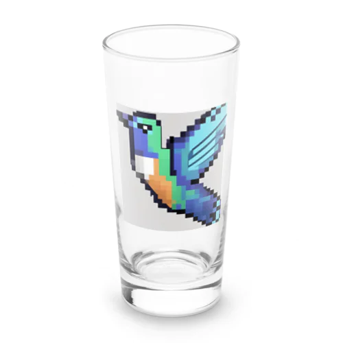 ハチドリピクセルアート Long Sized Water Glass