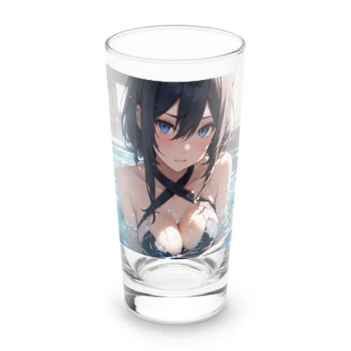 セクシー水着のお姉さん1 Long Sized Water Glass