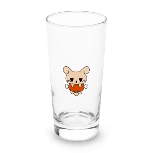 ムスっとわんちゃん　メガネバージョン Long Sized Water Glass