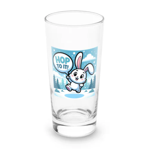 ポンポンウサギ Long Sized Water Glass