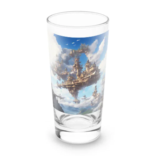 空に浮かぶ島のファンタジーグッズ Long Sized Water Glass