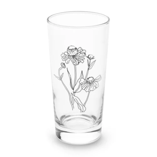 10/12 誕生花 へレニウム Long Sized Water Glass