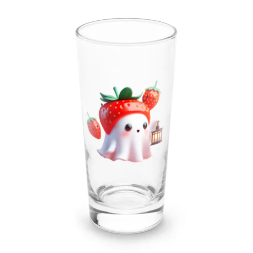 可愛いおばけ『イチゴおばけのケケくん』 Long Sized Water Glass