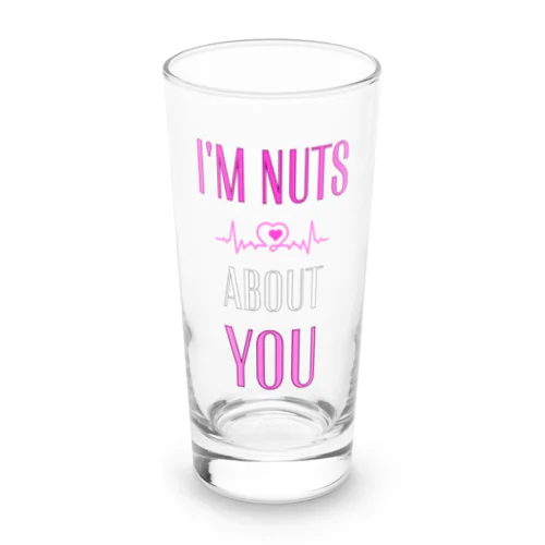 i'm nuts about you(私はあなたに夢中です) Long Sized Water Glass