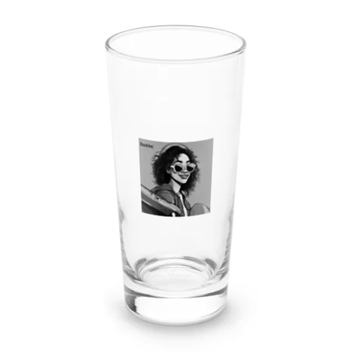 "Girl" Long Sized Water Glass