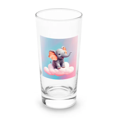 空飛ぶゾウ♪ Long Sized Water Glass