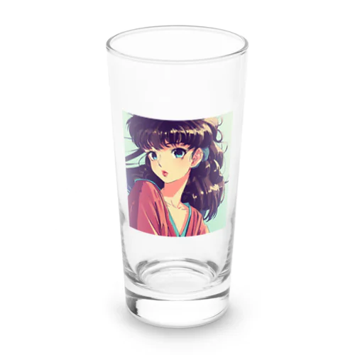 昭和レトロな少女、レト子。  Long Sized Water Glass