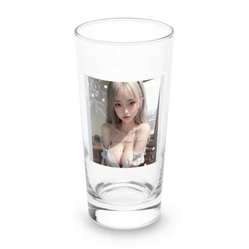 美女 図鑑（むにゅっ） Long Sized Water Glass