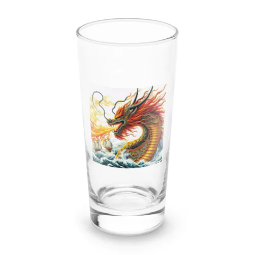 炎🔥を吐くドラゴン🐉 Long Sized Water Glass