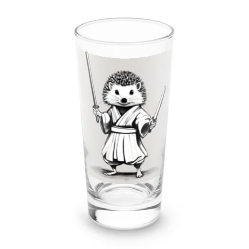 和服を着たハリネズミ Long Sized Water Glass