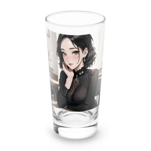 喪服の女性 Long Sized Water Glass
