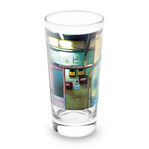 上野の雑居ビル Long Sized Water Glass