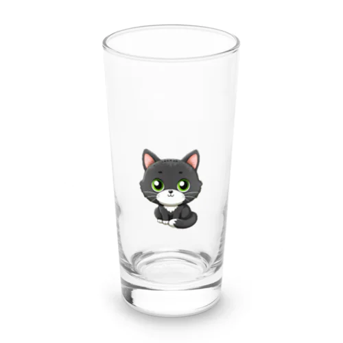 グレーマーブル・ハチワレ仔猫コレクション Long Sized Water Glass